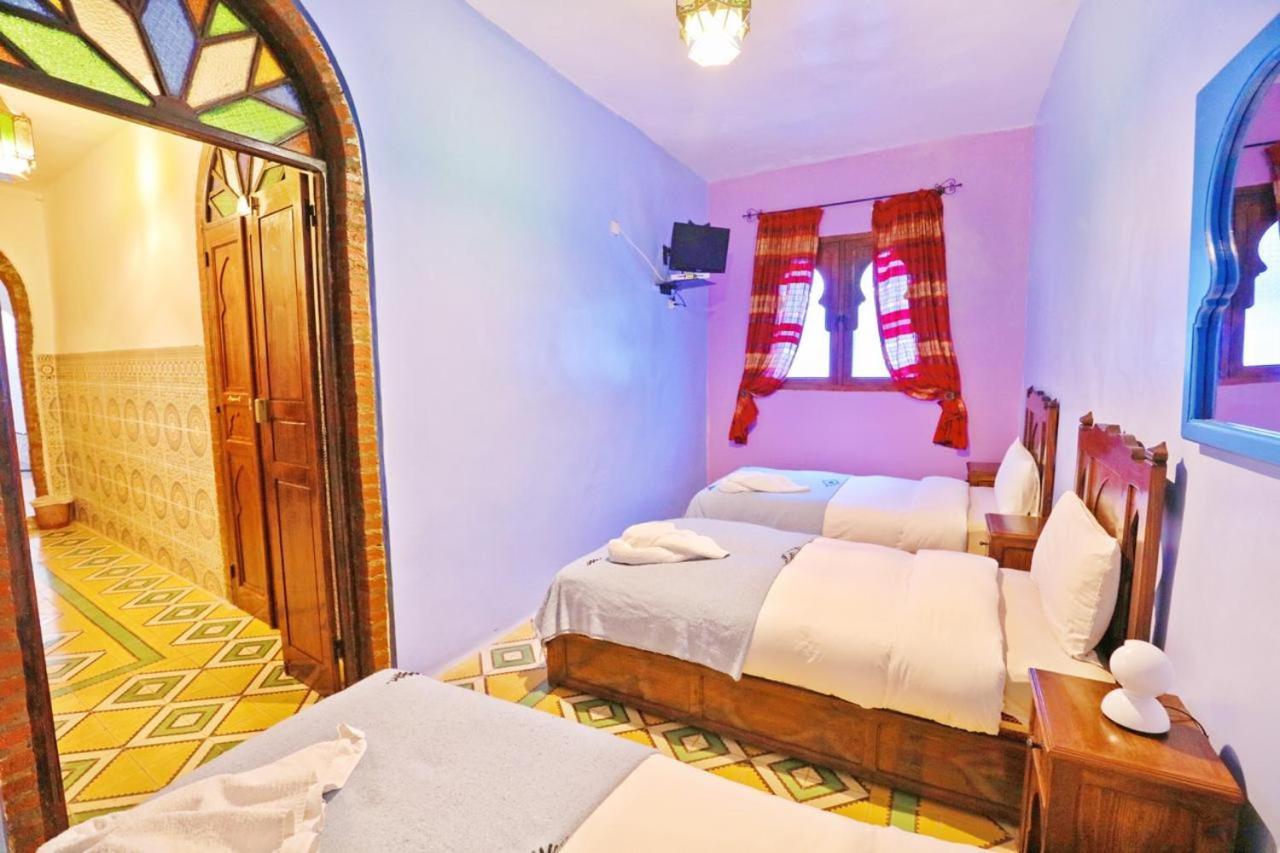 Aymane Rooftop Budget Panoramic Hotel Chefchaouen Eksteriør bilde