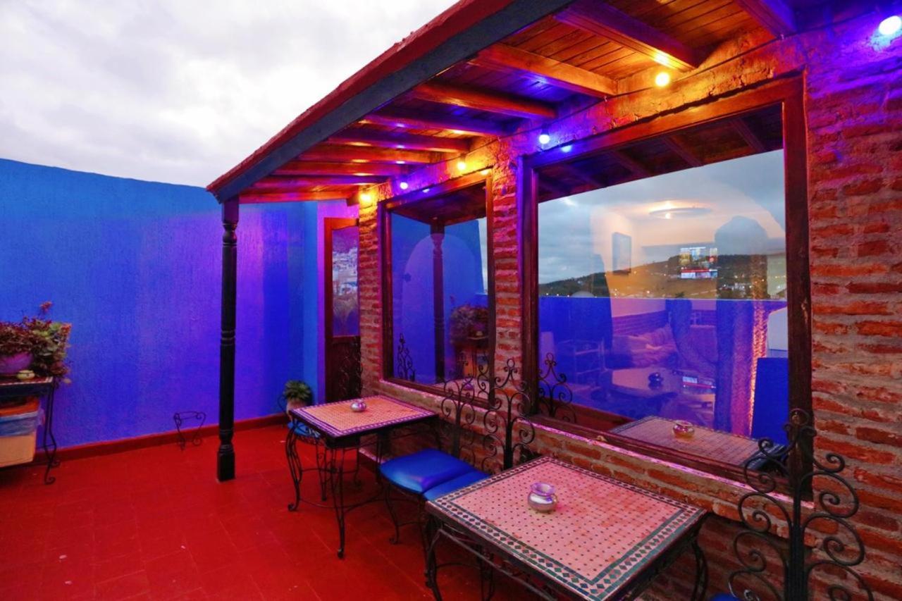 Aymane Rooftop Budget Panoramic Hotel Chefchaouen Eksteriør bilde