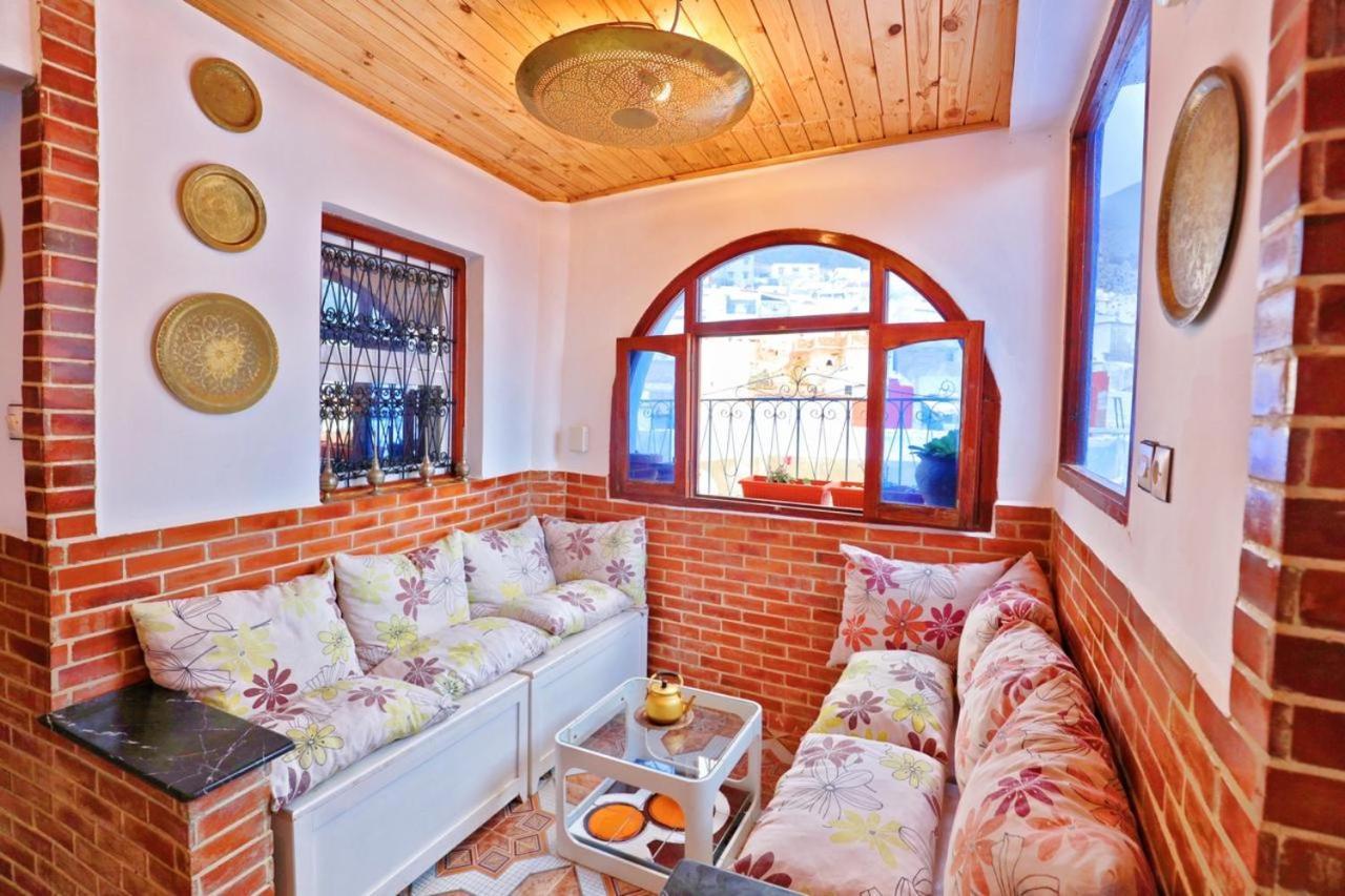 Aymane Rooftop Budget Panoramic Hotel Chefchaouen Eksteriør bilde